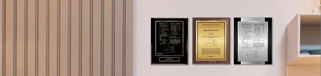 Patent Plaques Wood Image