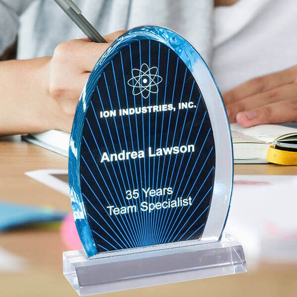 Blue Ray Acrylic Large