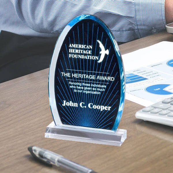 Blue Ray Acrylic Small