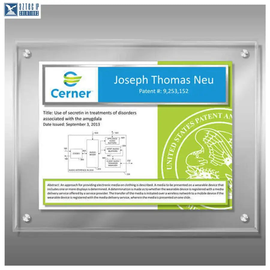 Dual-sided innovation plaque