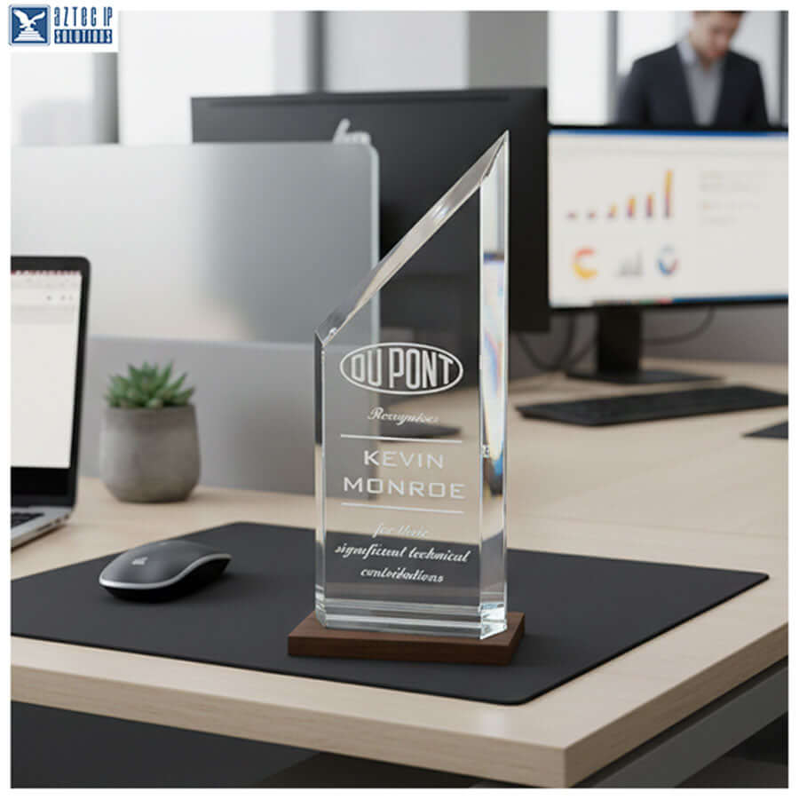 Jade acrylic award