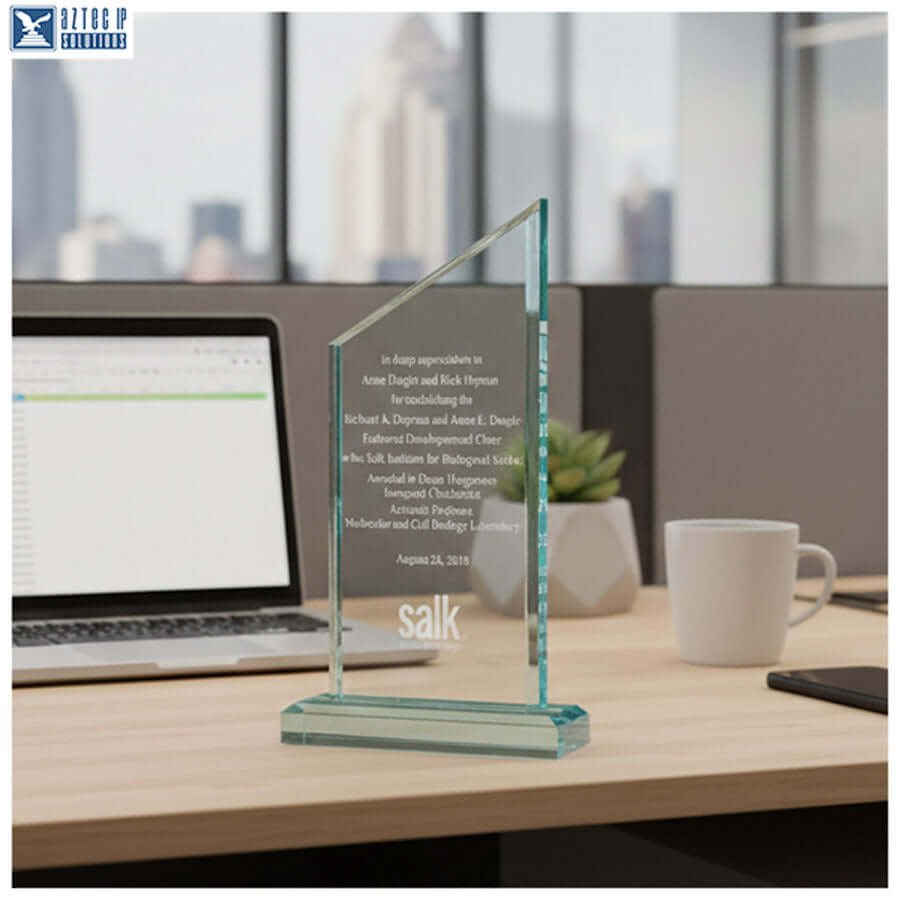 Jade acrylic award