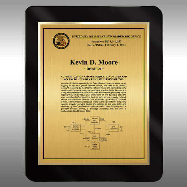 Patent Plaque - Inventor