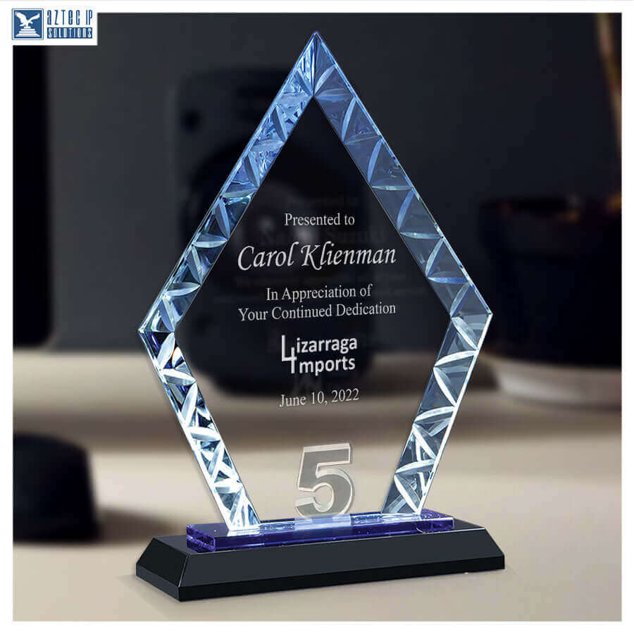 10 year service plaque