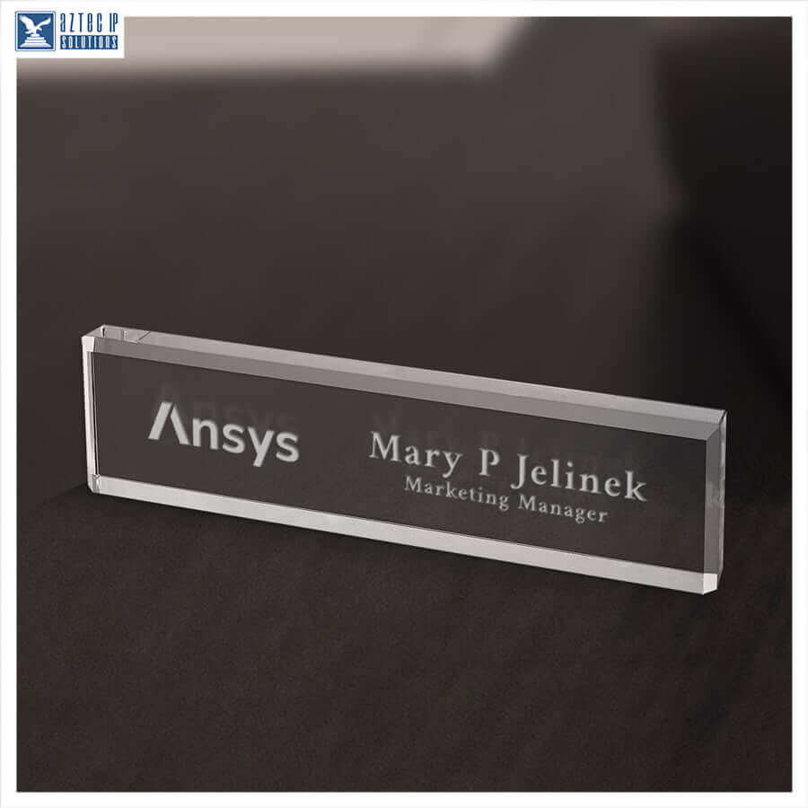 personalized office desk sign