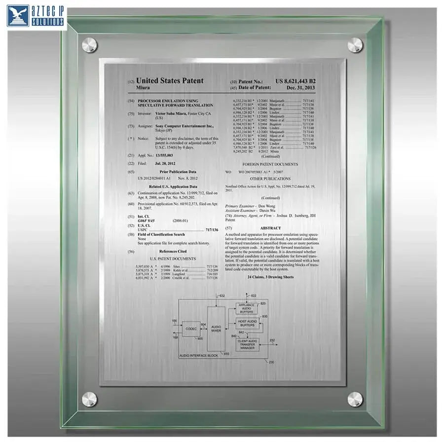 Layout 1 | Patent Front Page - Patent plaque
