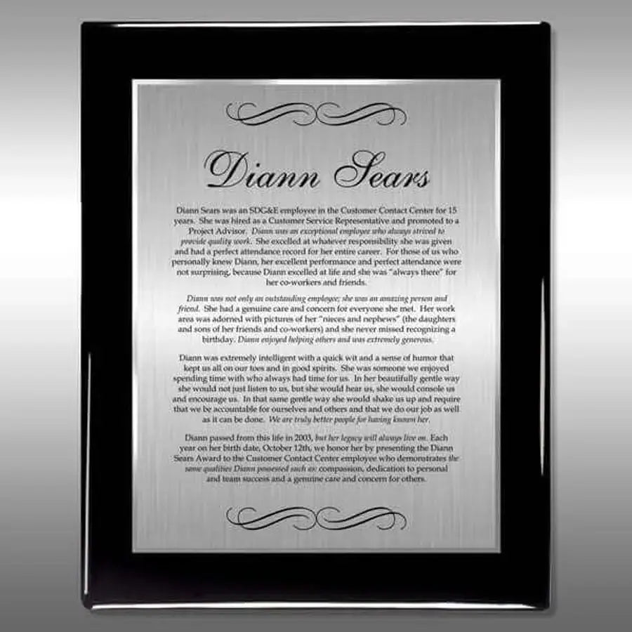 custom award plaques