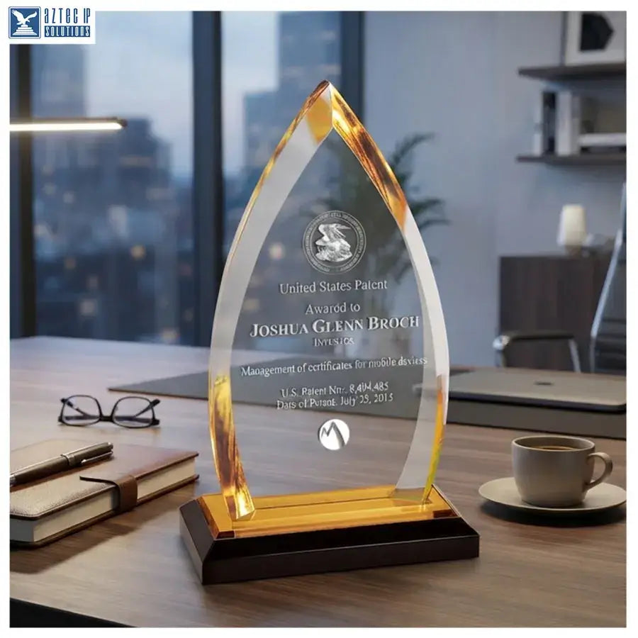 Acrylic patent award