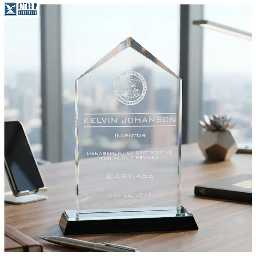 Patent holder gift