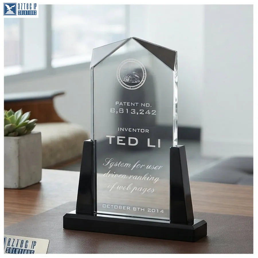 Acrylic recognition plaque