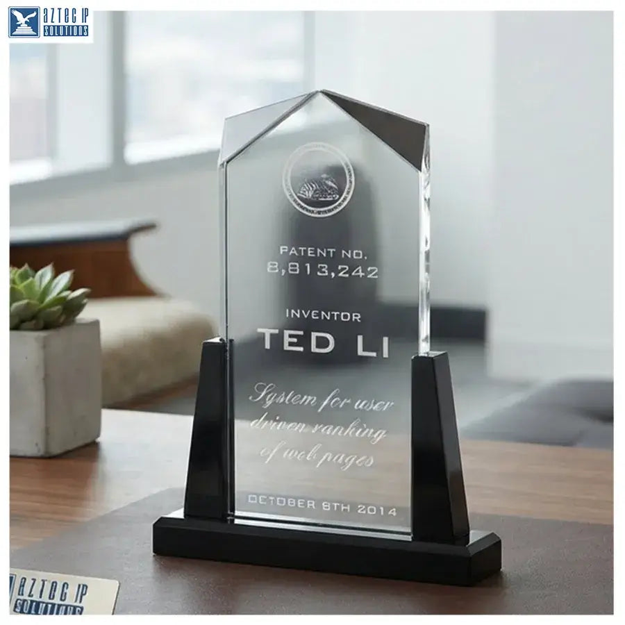 Acrylic recognition plaque
