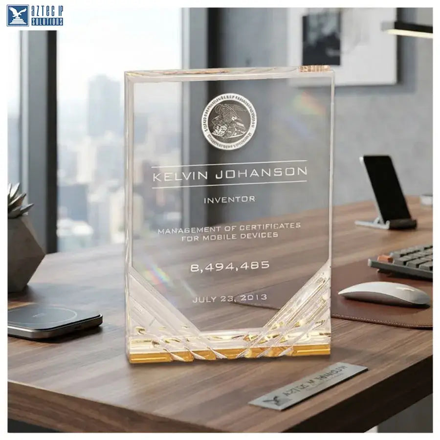 Innovation recognition trophy