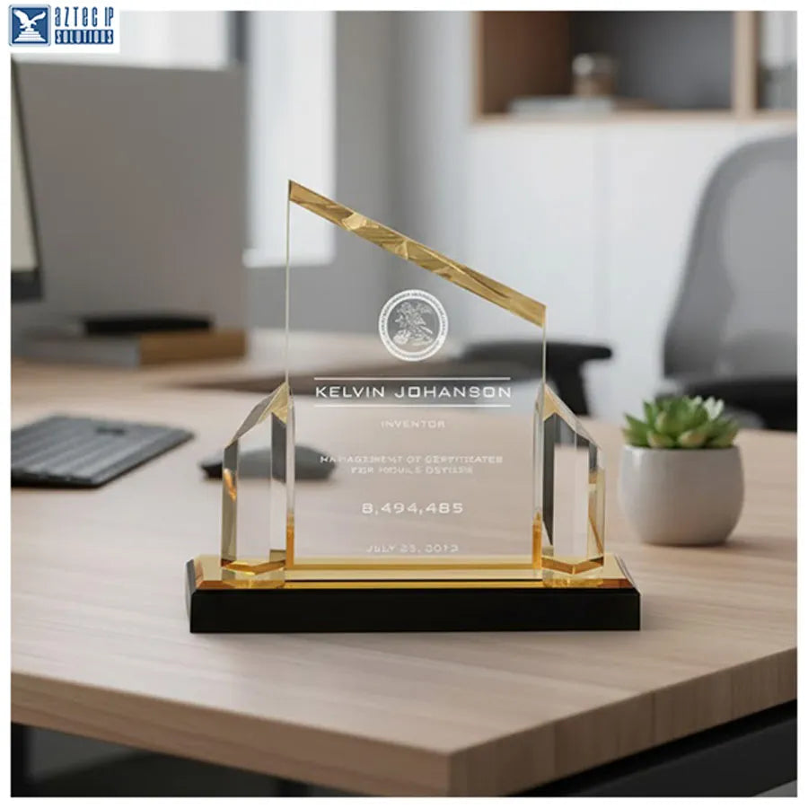 acrylic patent award