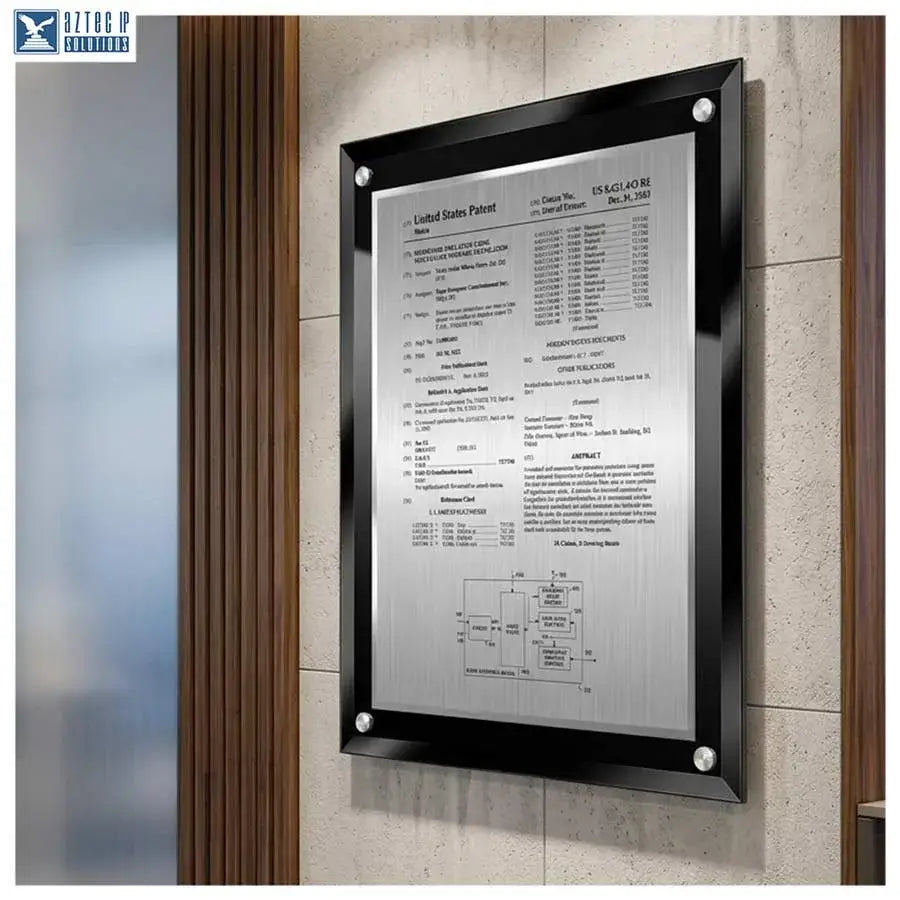 Floating effect plaque