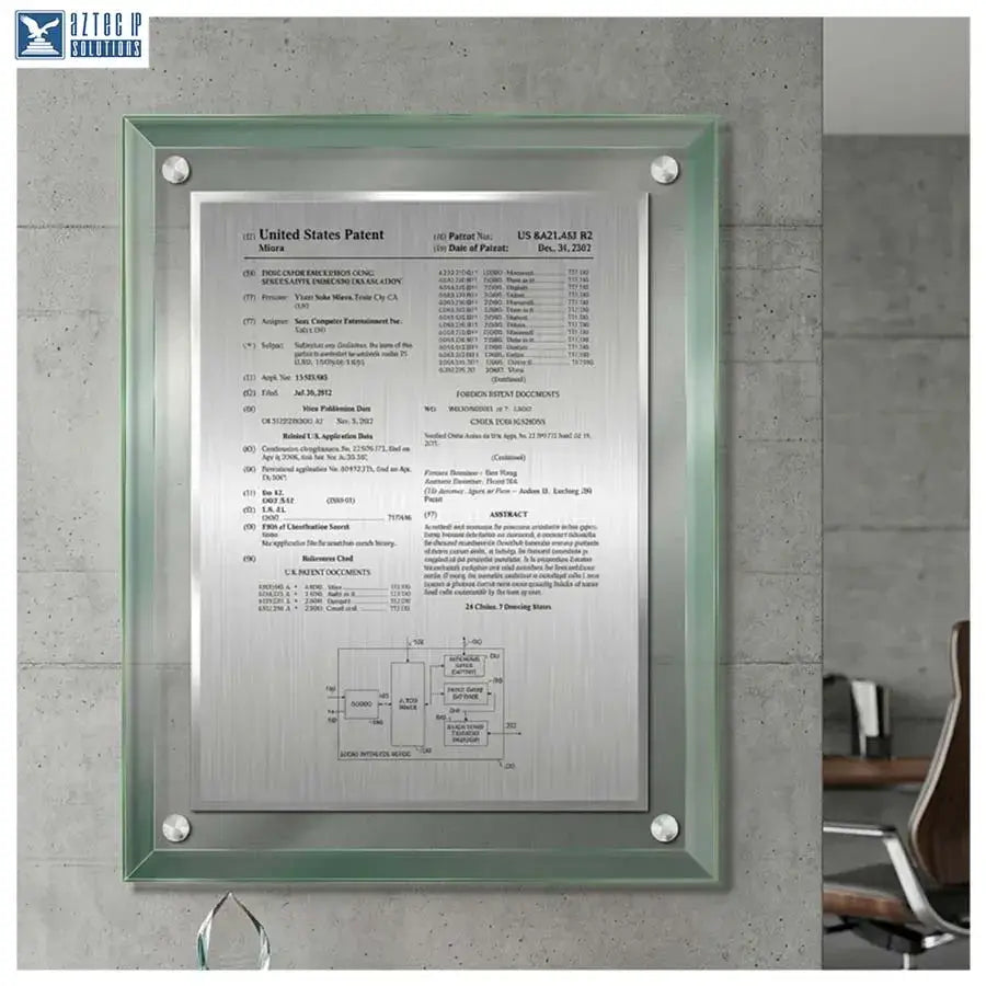 USPTO seal plaque