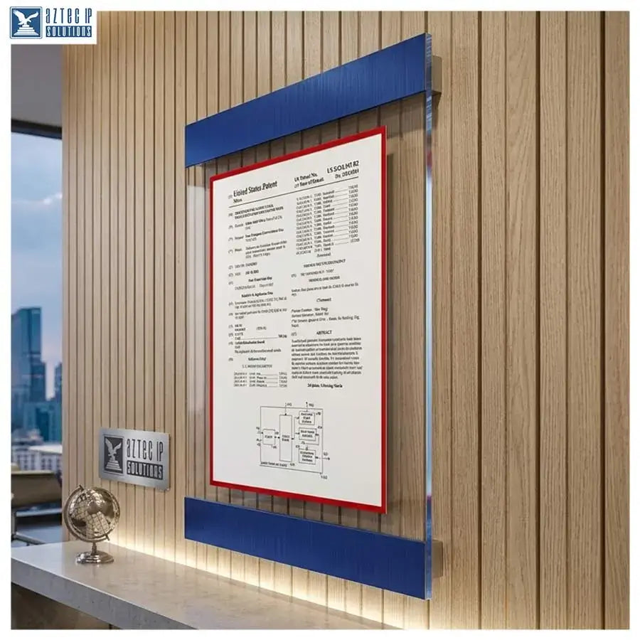 Patent plaque