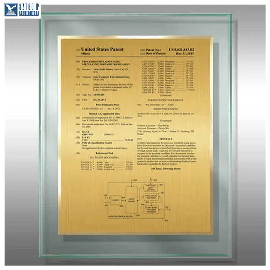 Layout 1 | Patent Front Page - Patent plaque