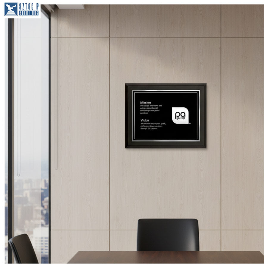 Mission Statement Plaque - Matte Black MB-MS15BBS