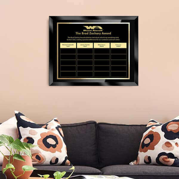 Perpetual Plaque - Glass Black BG-PP-BB24
