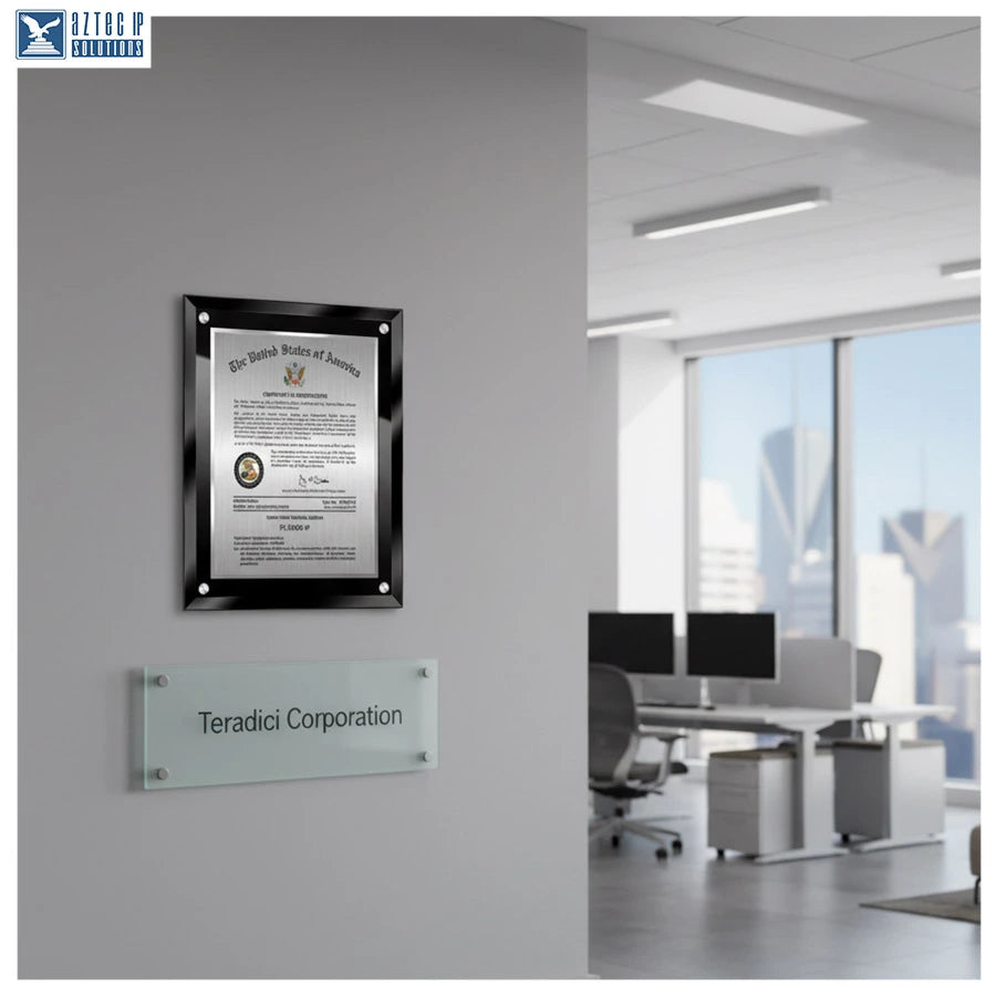Glass Trademark Plaques