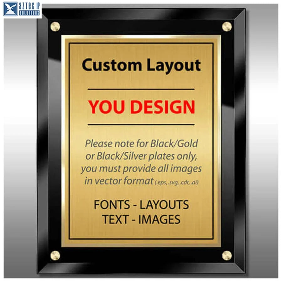 Glass Trademark Plaques