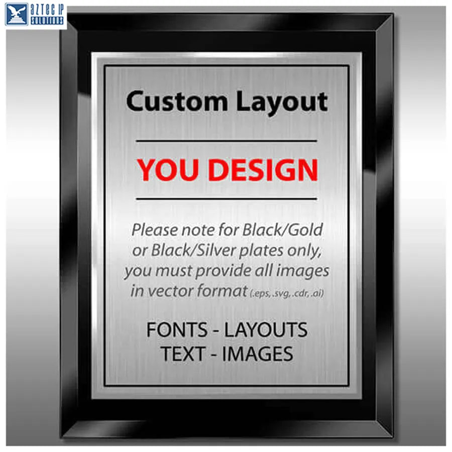 custom glass trademark sign