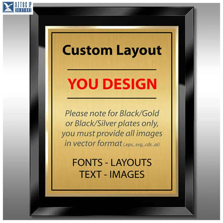 Glass Trademark Plaques