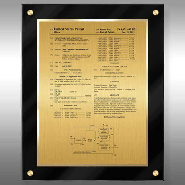 BK1-EZ15 Gold-Front Patent