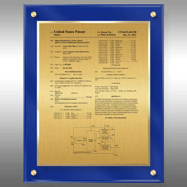 BL1-EZG14 Gold Plate front Page