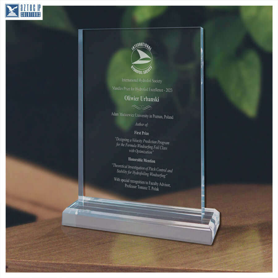 Acrylic Rectangle Classic with Base