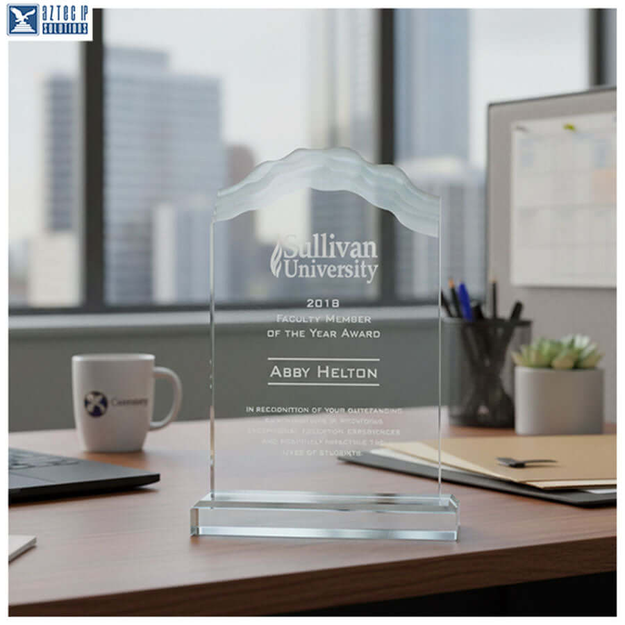 Blue wave trophy