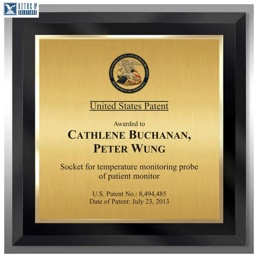 Layout 1 | Patent Front Page - black glass plaque