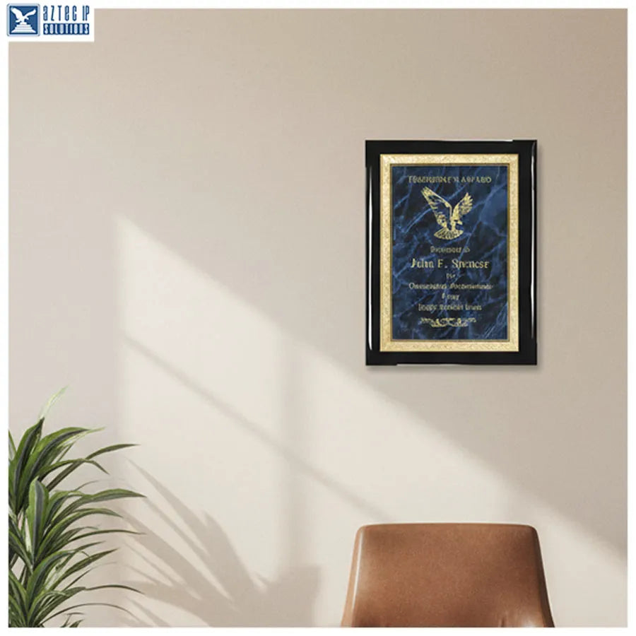 brass plated steel awards