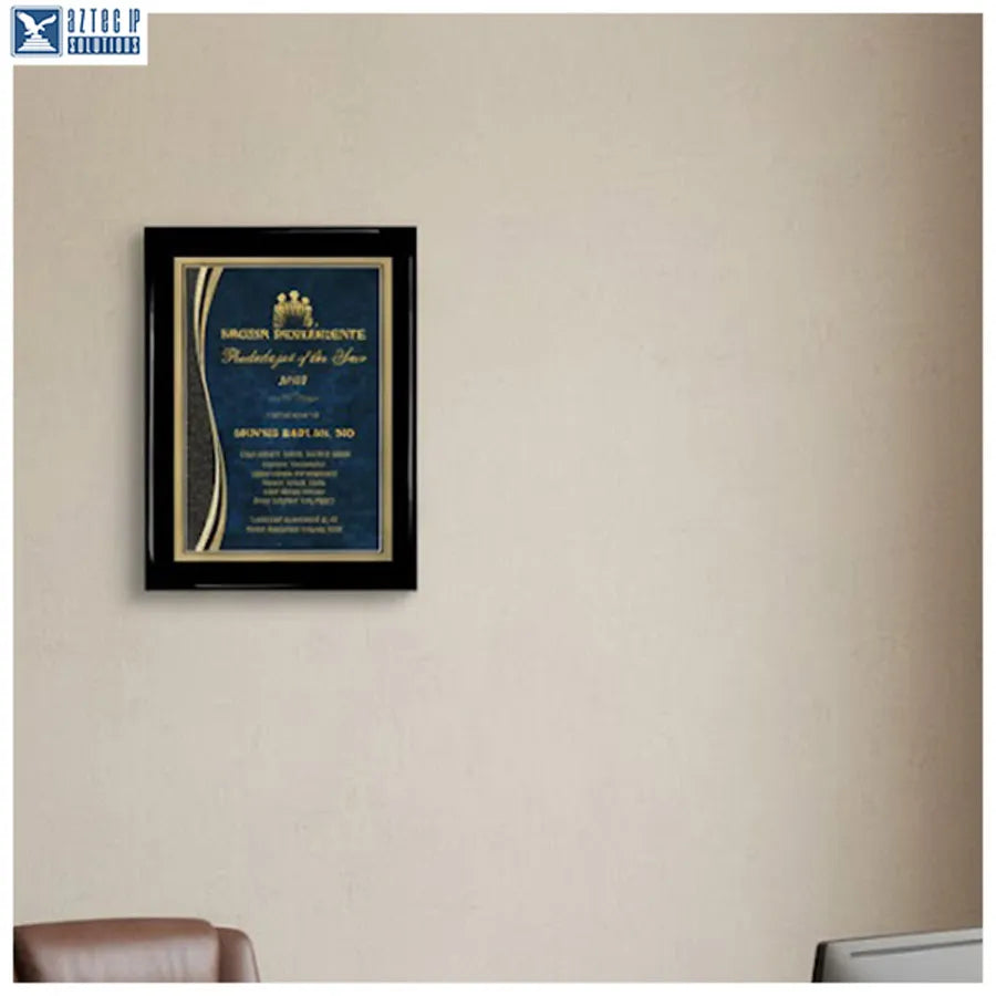 award plaque