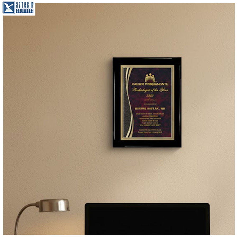 retirement gift plaque