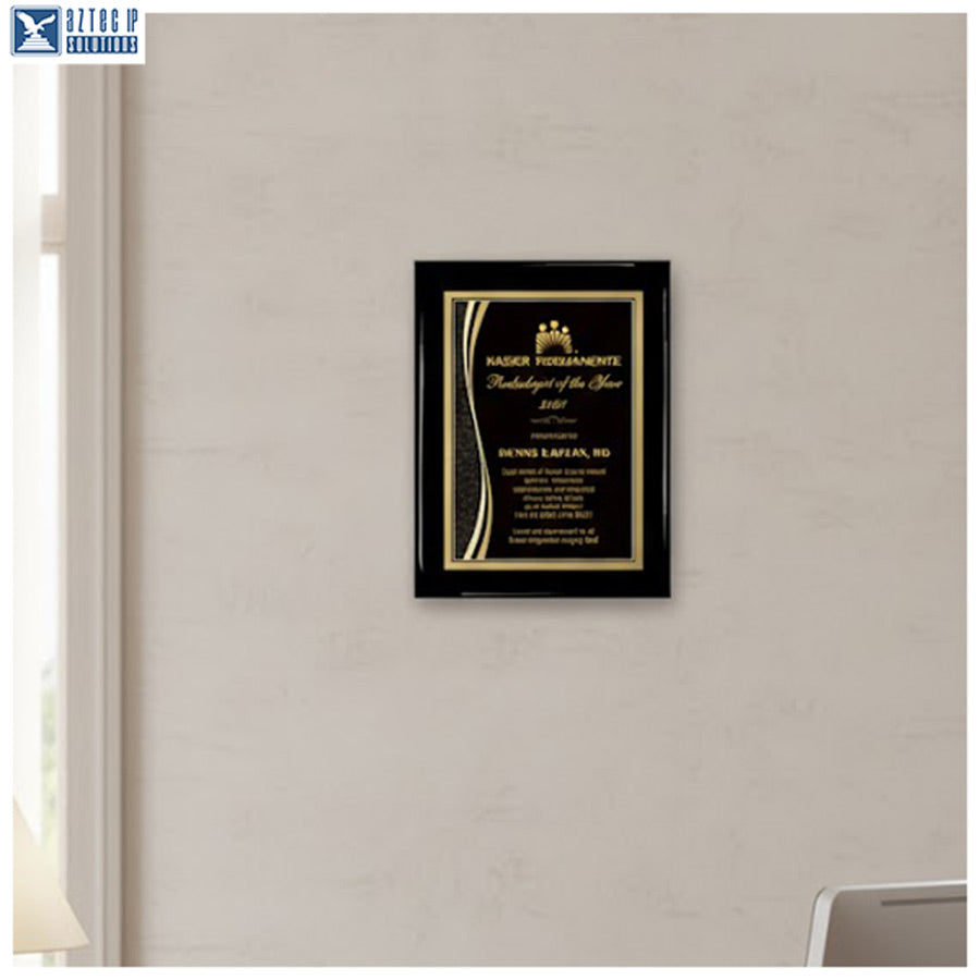 laser engraved employee award