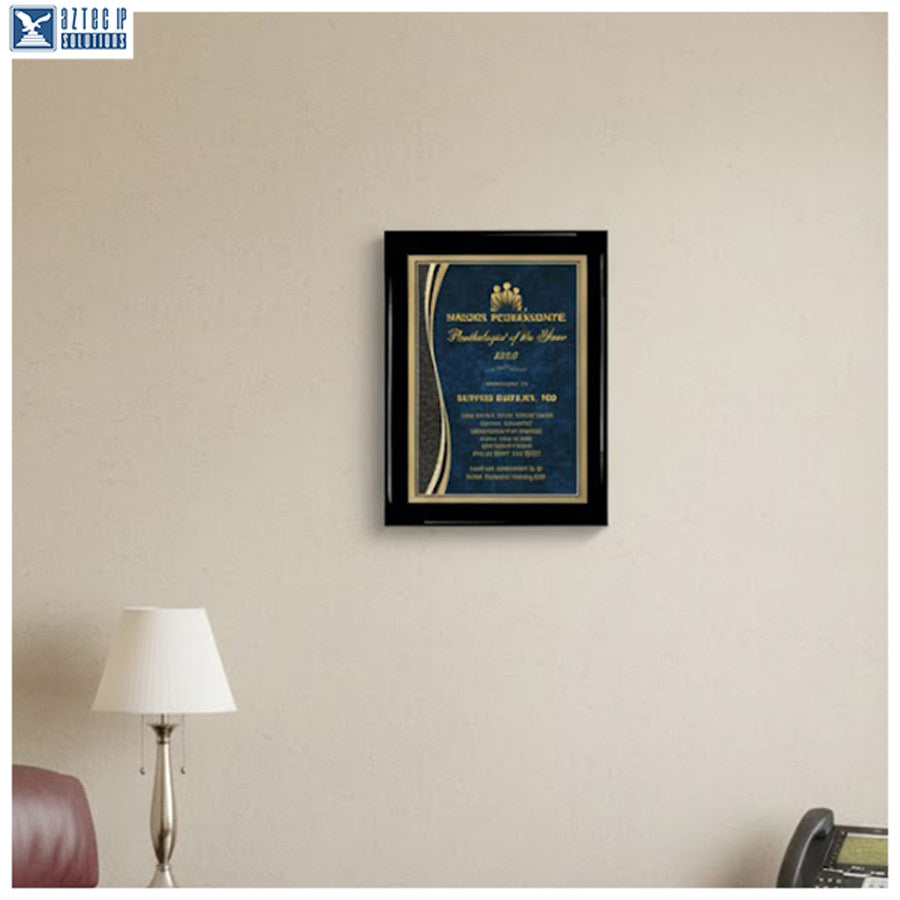 personalized honor plaque