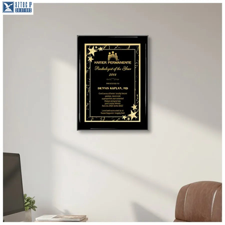 custom award plaque