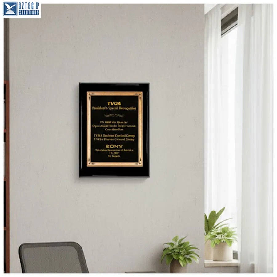award plaque