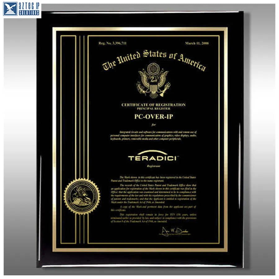 Wood Trademark Plaques