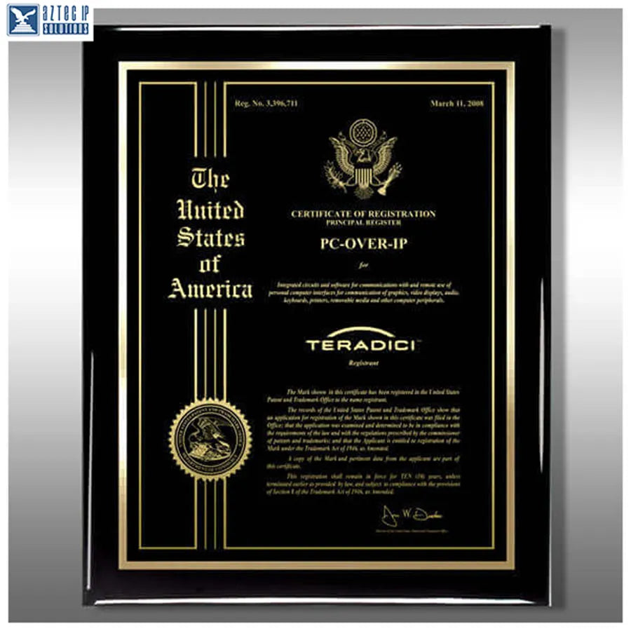 Wood Trademark Plaques