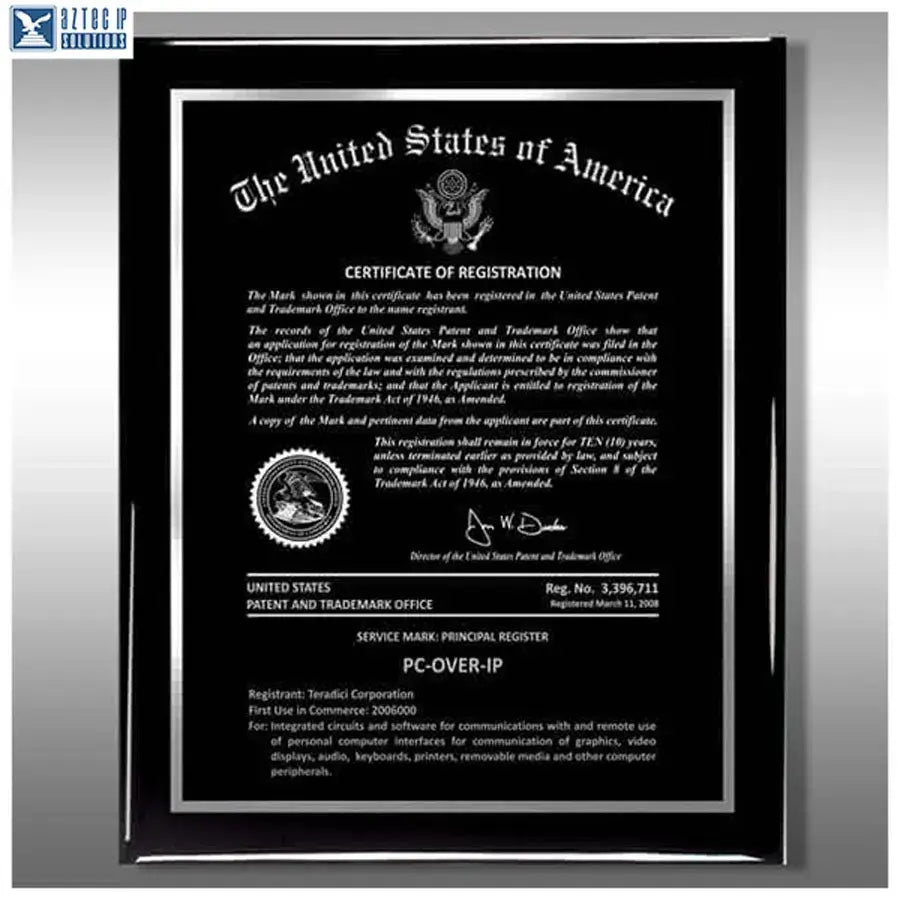 Wood Trademark Plaques