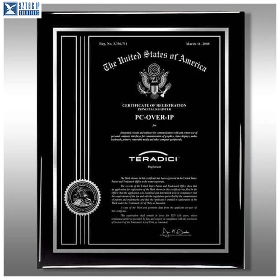 Wood Trademark Plaques