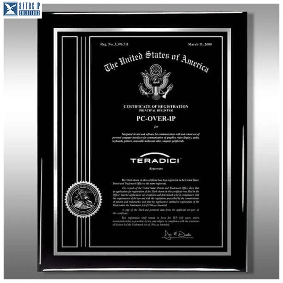 Wood Trademark Plaques