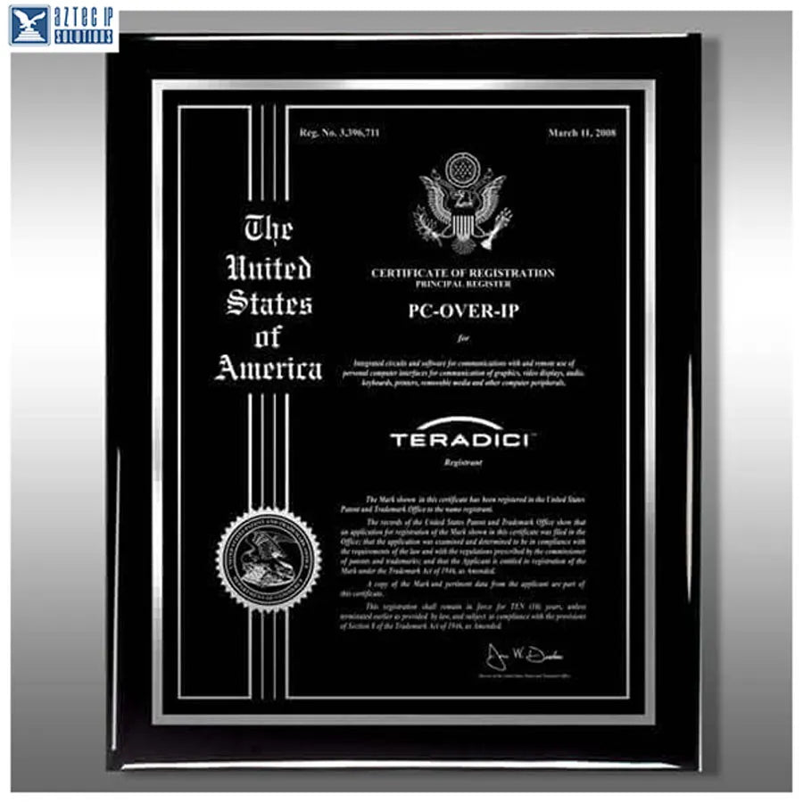 Wood Trademark Plaques