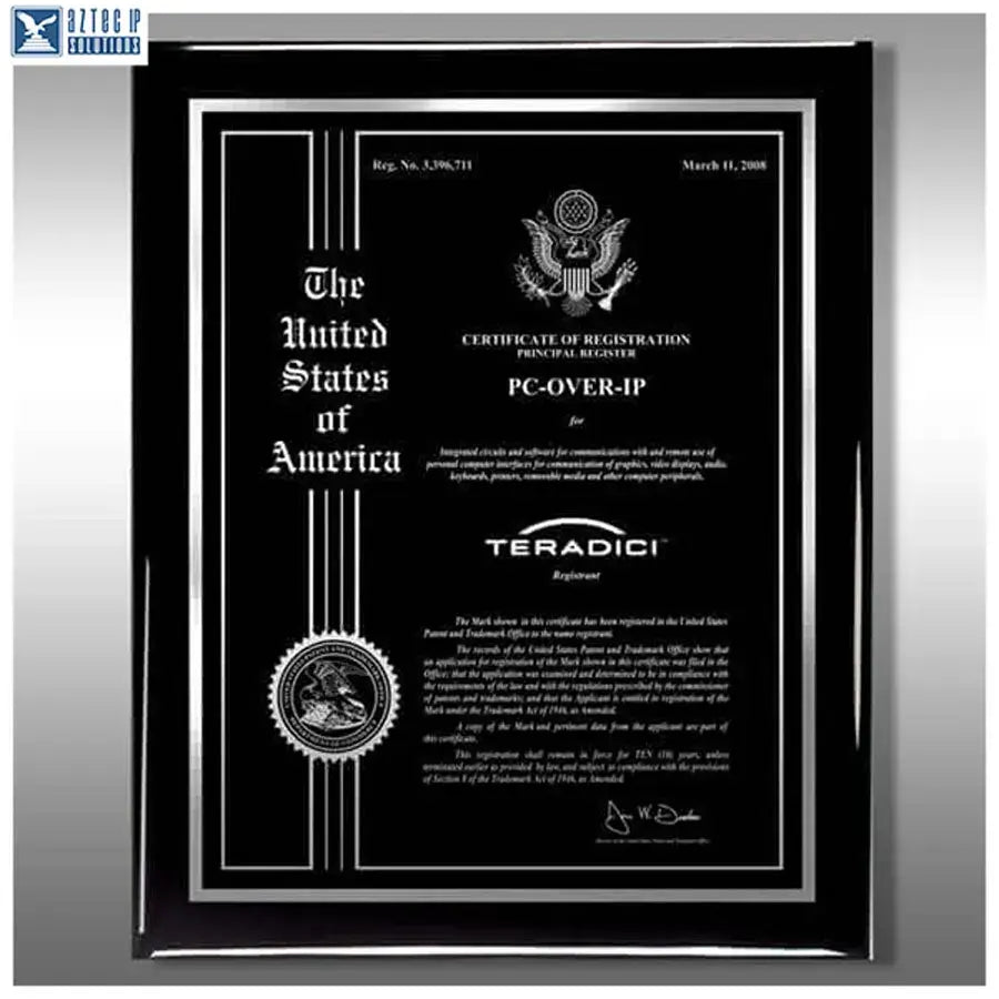 Wood Trademark Plaques