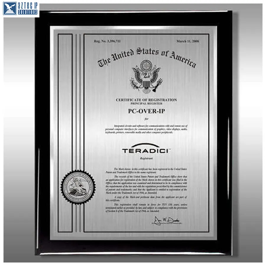 Wood Trademark Plaques