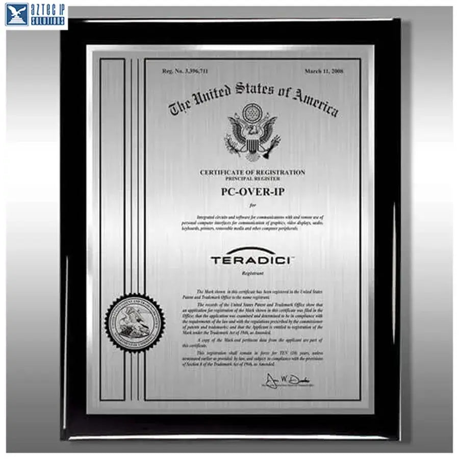 Wood Trademark Plaques