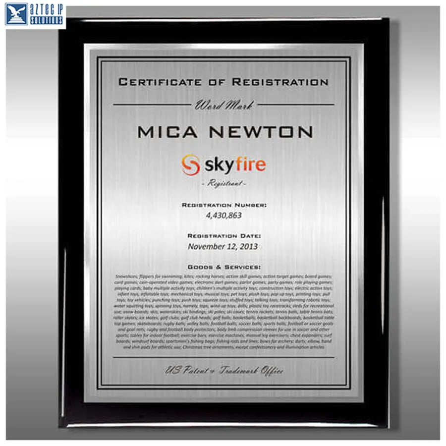 Wood Trademark Plaques