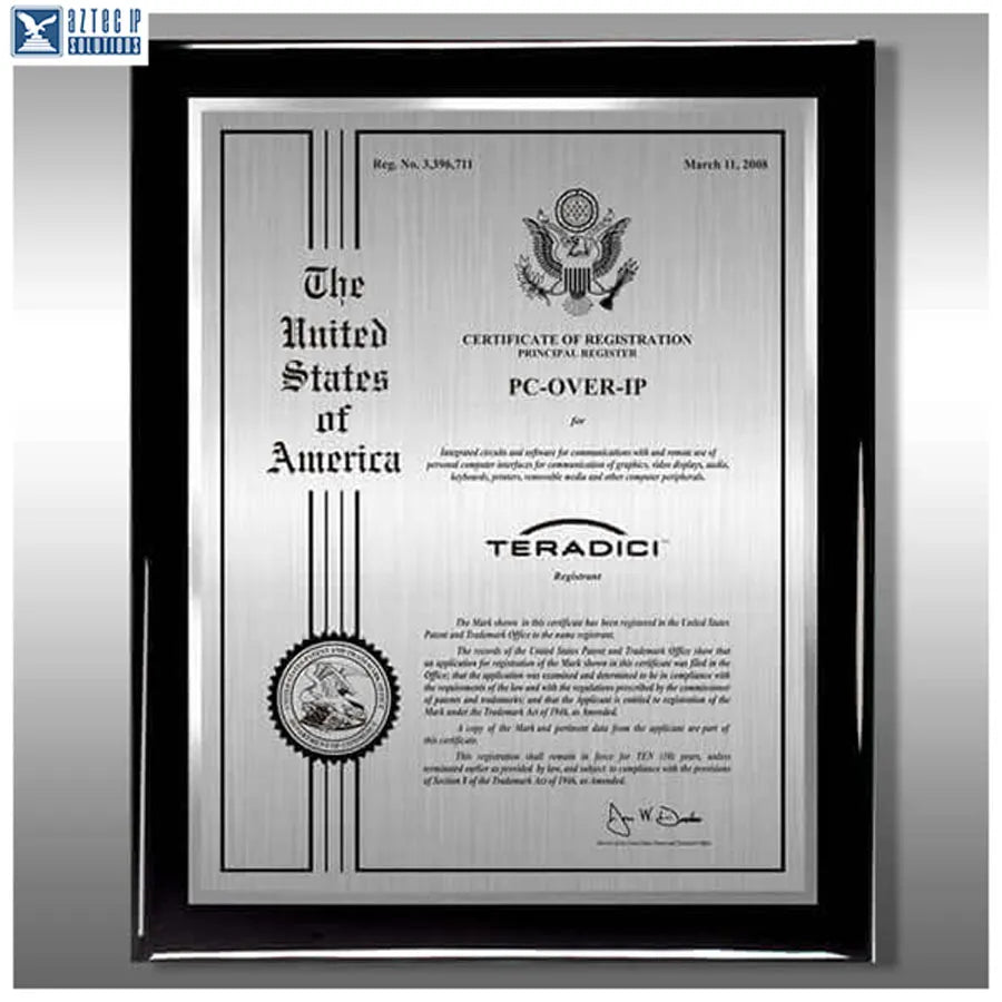 Wood Trademark Plaques